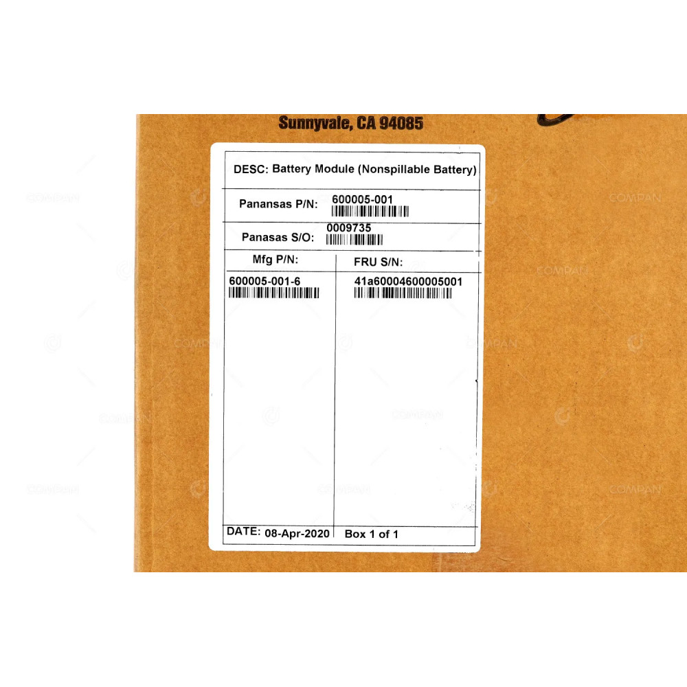 600005-001-6-NEW PANASAS SHELF-WIDE BATTERY BACKUP MODULE FOR ACTIVESTOR 20